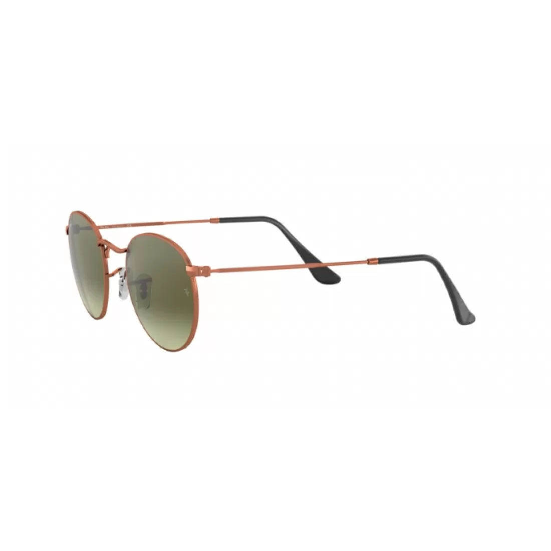 MEN'S SUNGLASSES RAY-BAN RB 3447 ROUND METAL 9002A6 MEDIUM POLISHED BRONZE CALIBER 47 