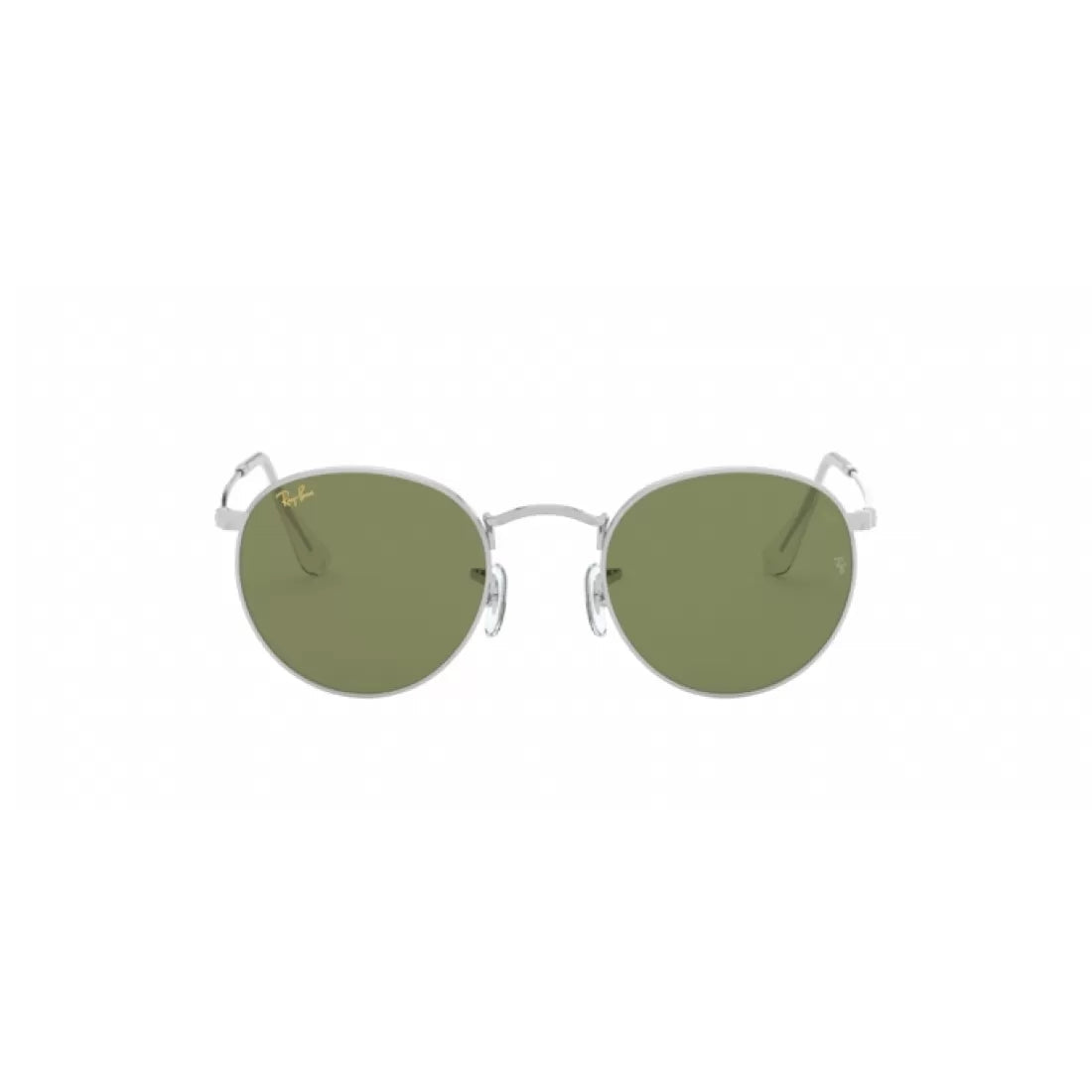 UNISEX SUNGLASSES RAY-BAN RB 3447 ROUND METAL 91984E SILVER CALIBER 53 