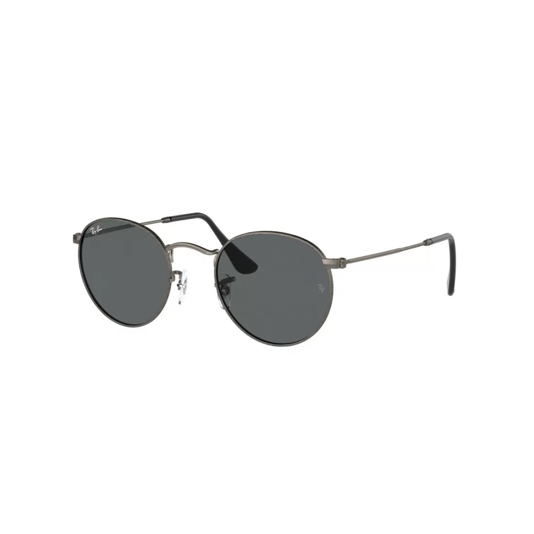 MEN'S SUNGLASSES RAY-BAN RB 3447 ROUND METAL 9229B1 ANTIQUE GUNMETAL CALIBER 53 