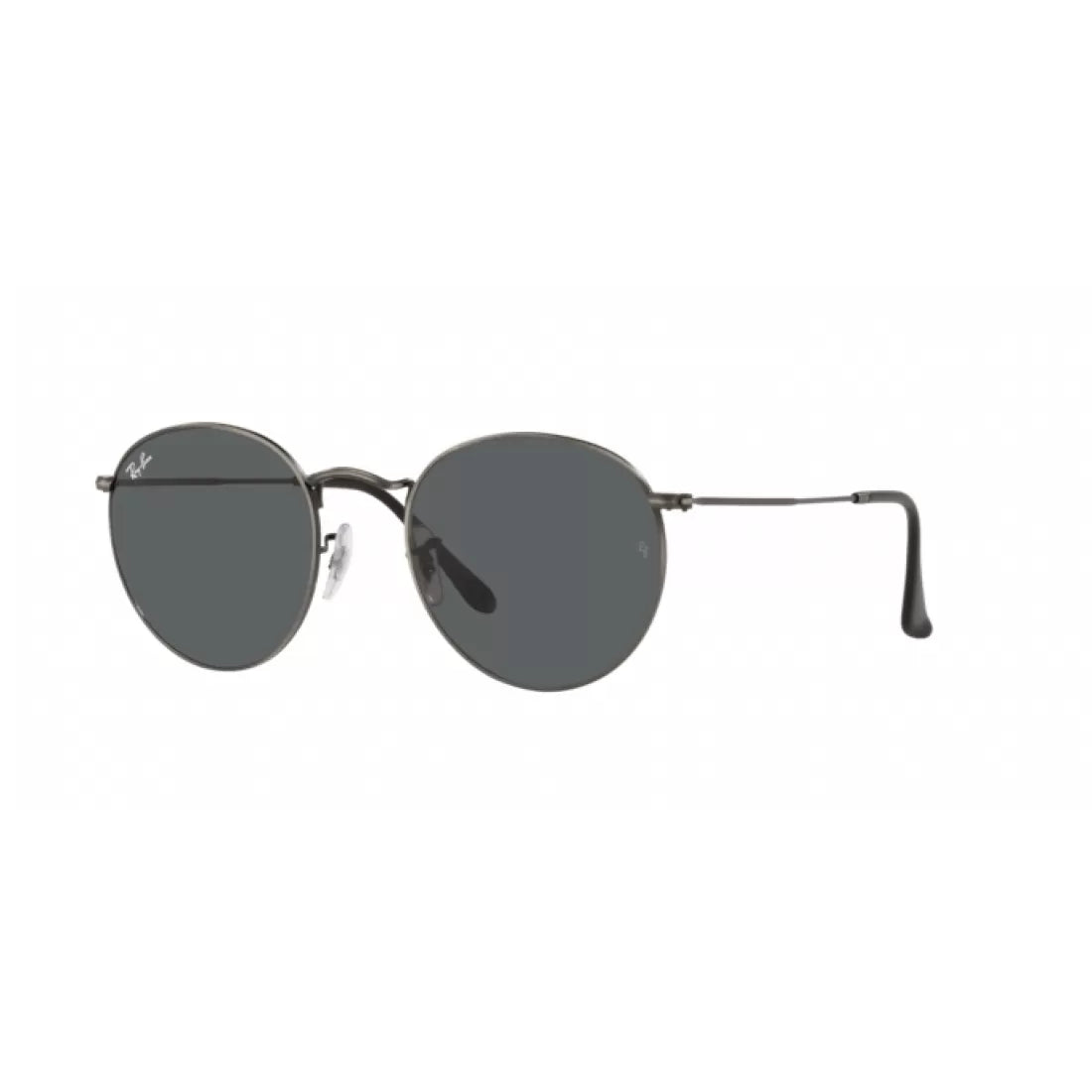 MEN'S SUNGLASSES RAY-BAN RB 3447 ROUND METAL 9229B1 ANTIQUE GUNMETAL CALIBER 47 