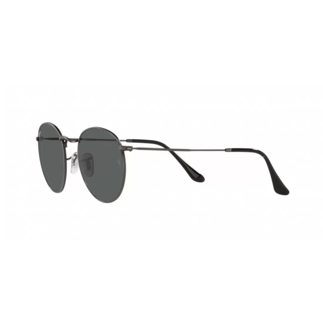 MEN'S SUNGLASSES RAY-BAN RB 3447 ROUND METAL 9229B1 ANTIQUE GUNMETAL CALIBER 47 