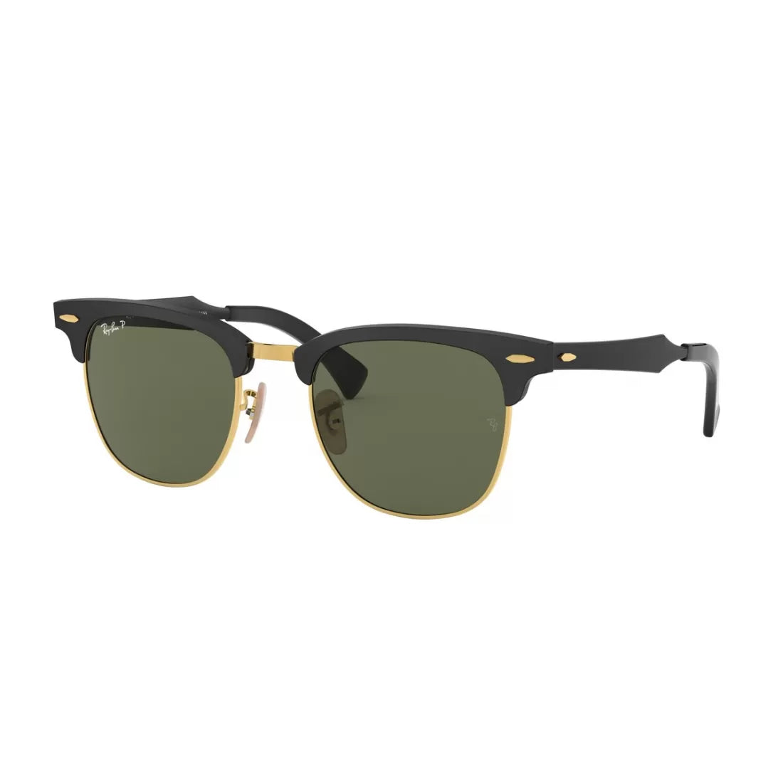 OCCHIALE DA SOLE UNISEX RAY-BAN RB 3507 CLUBMASTER ALUMINUM 136/N5 NERO / ARISTA