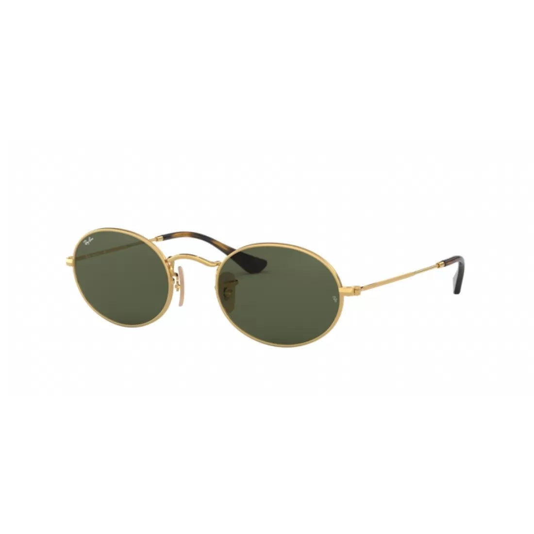 UNISEX SUNGLASSES RAY-BAN RB 3547N OVAL 001 GOLD CALIBER 48 