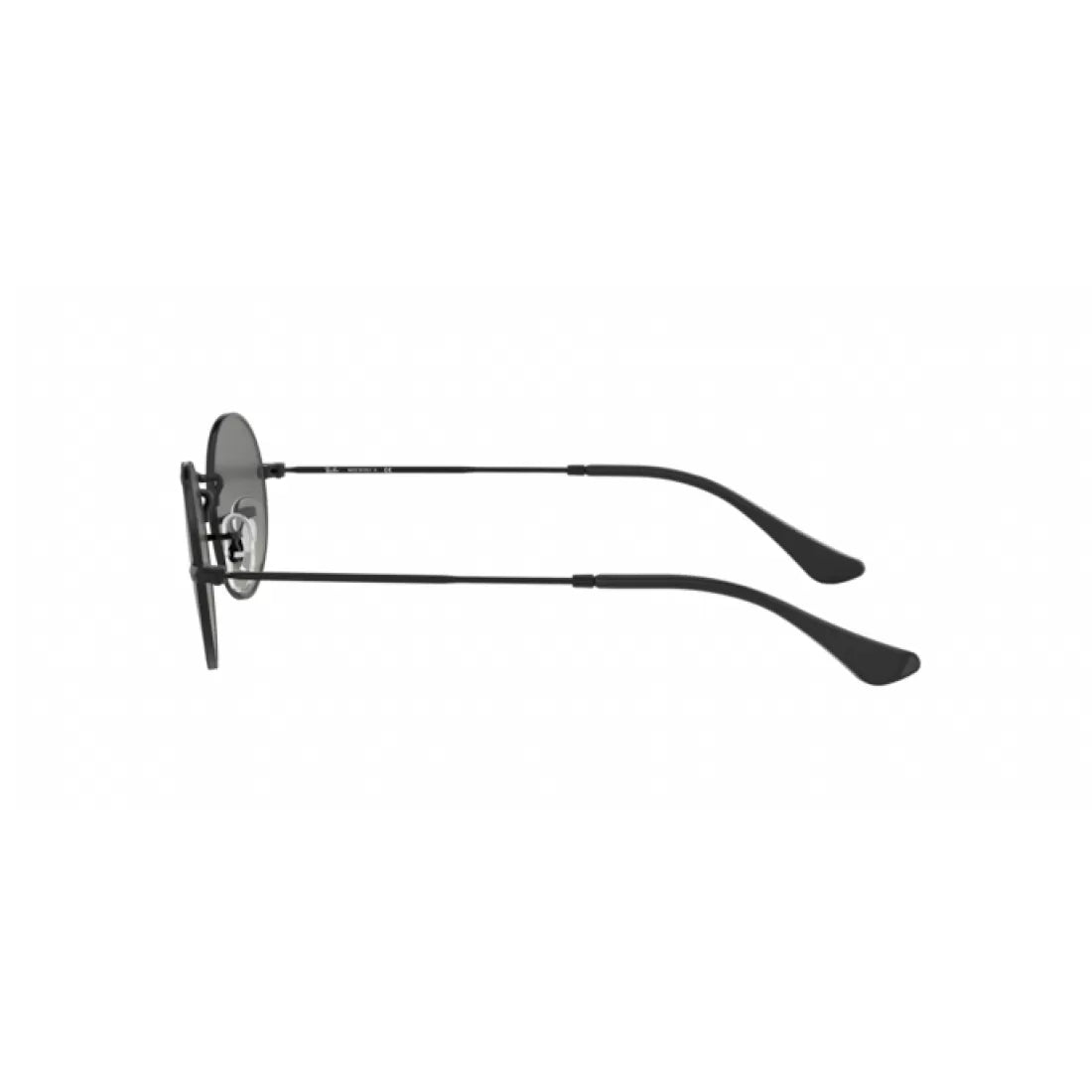 UNISEX SUNGLASSES RAY-BAN RB 3547N OVAL 002/71 BLACK CALIBER 51 
