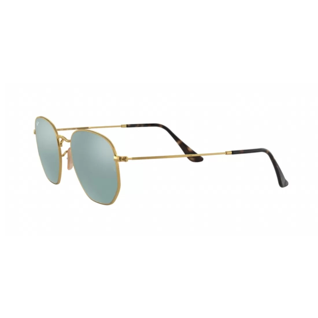 UNISEX SUNGLASSES RAY-BAN RB 3548N HEXAGONAL 001/30 GOLD SIZE 48 