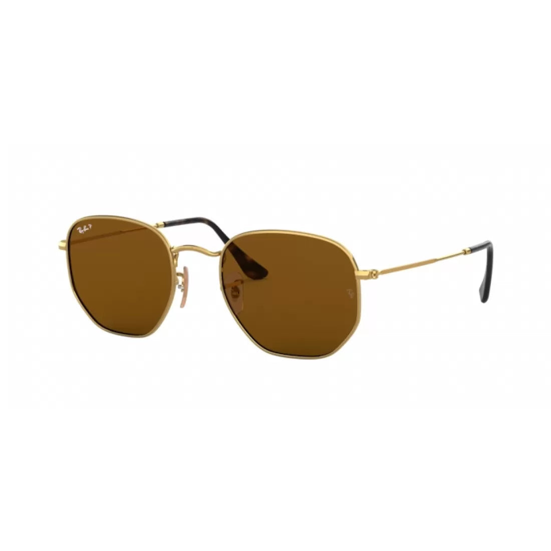 OCCHIALI DA SOLE UNISEX RAY-BAN RB 3548N HEXAGONAL 001/57 ORO CALIBRO 51