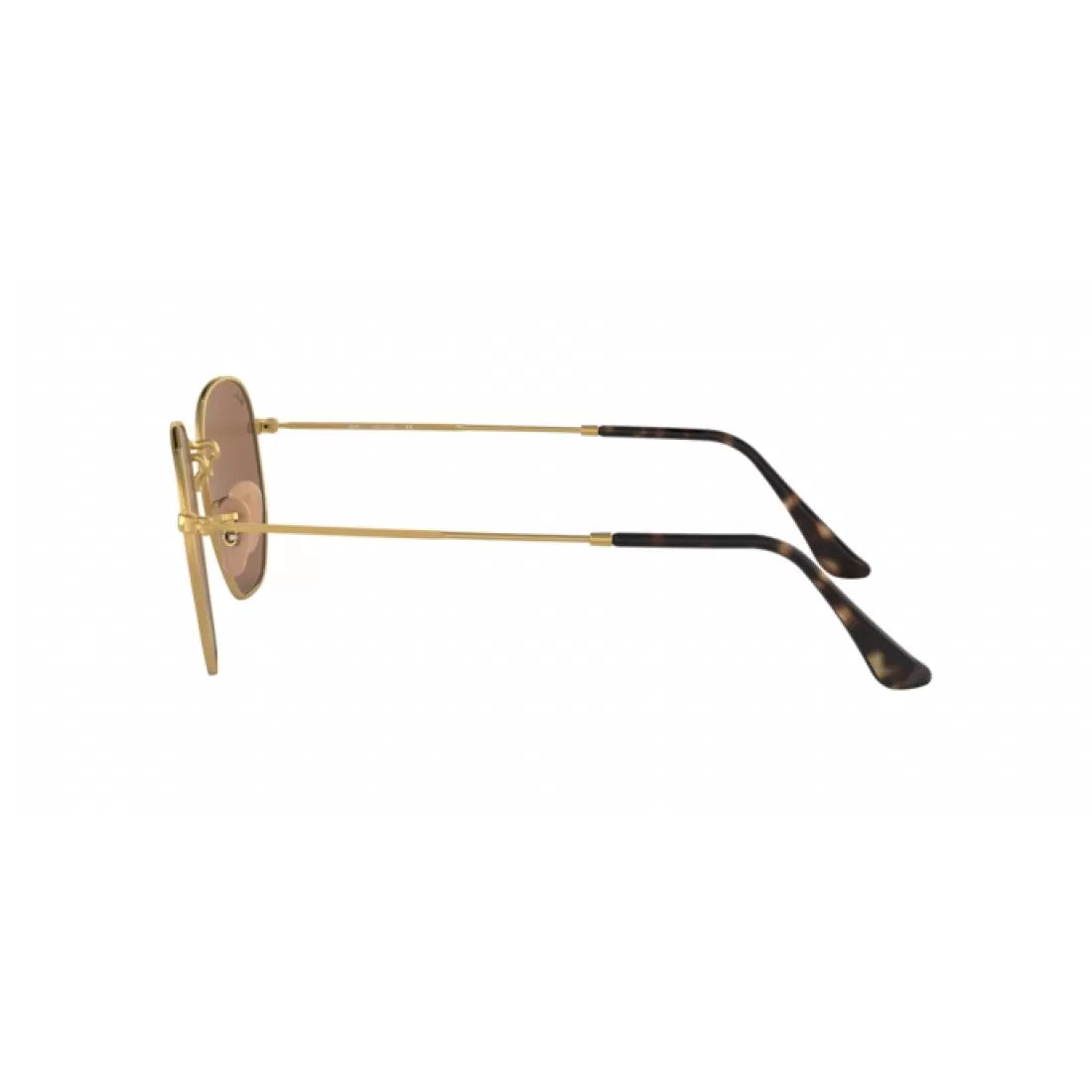 UNISEX SUNGLASSES RAY-BAN RB 3548N HEXAGONAL 001/Z2 GOLD CALIBER 51 