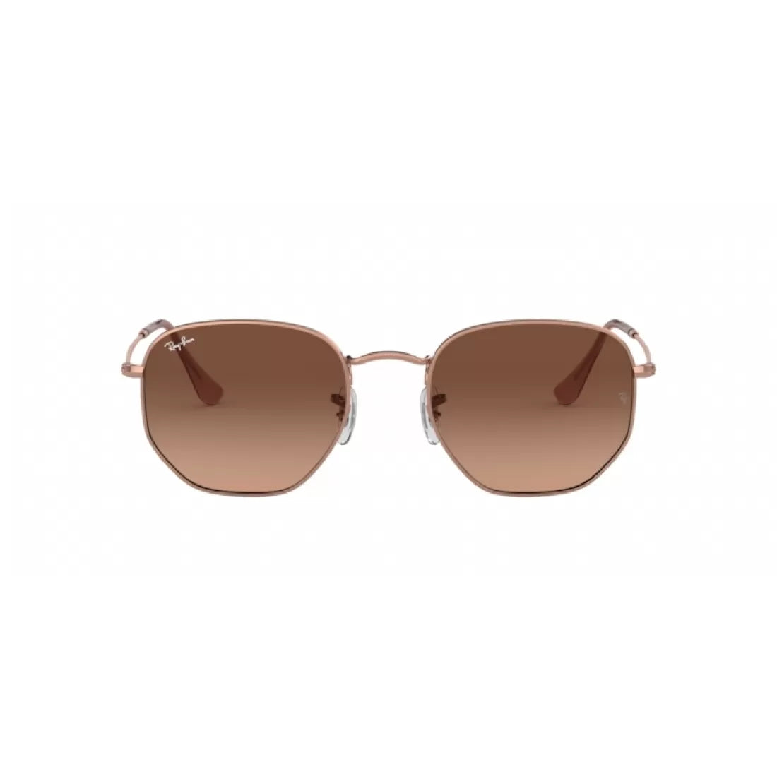 UNISEX SUNGLASSES RAY-BAN RB 3548N HEXAGONAL 9069A5 COPPER CALIBER 54 