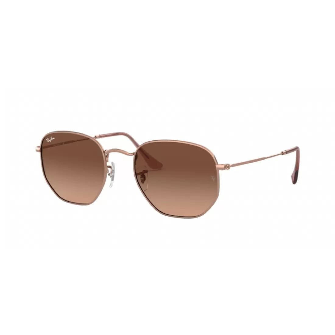 UNISEX SUNGLASSES RAY-BAN RB 3548N HEXAGONAL 9069A5 COPPER CALIBER 51 