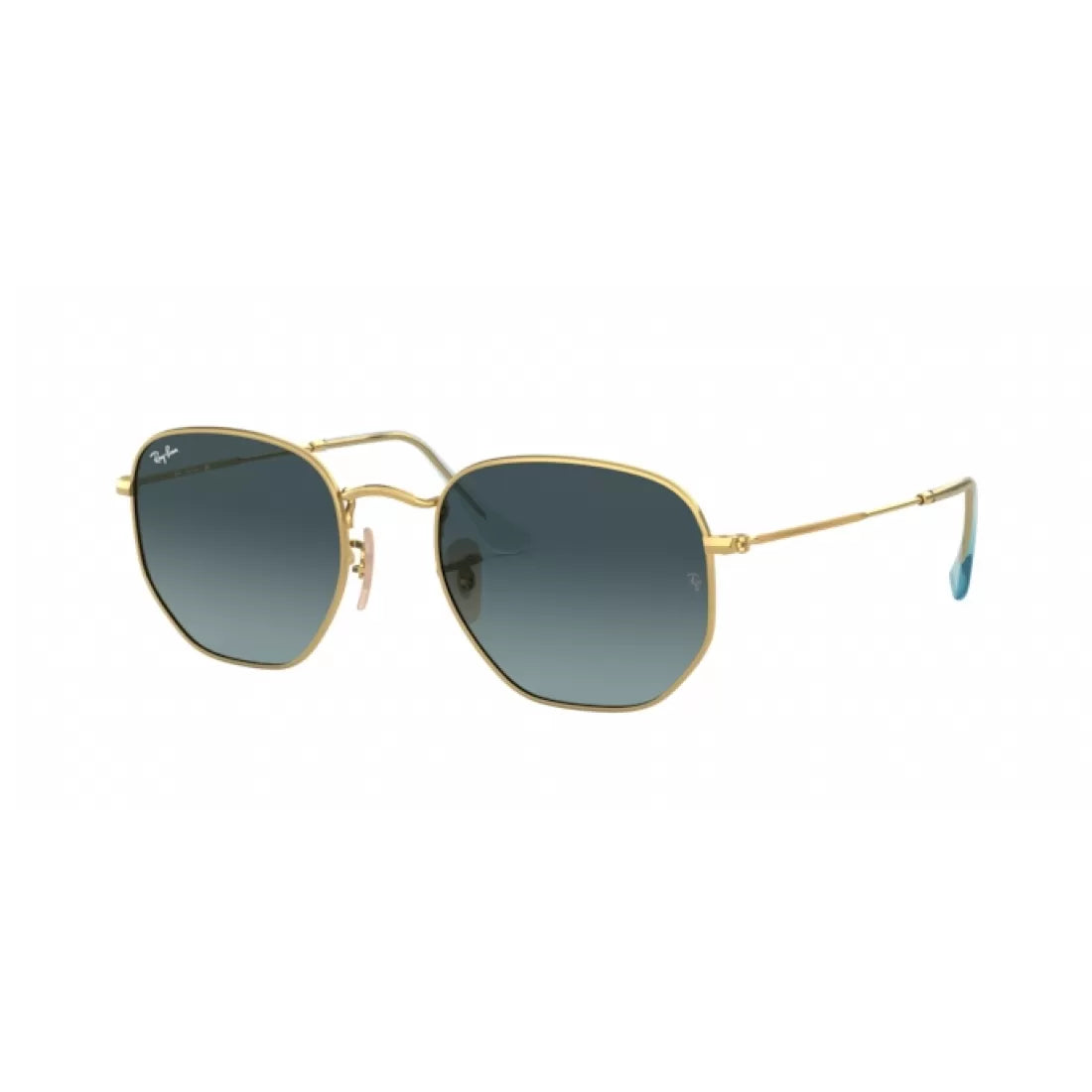 UNISEX SUNGLASSES RAY-BAN RB 3548N HEXAGONAL 91233M GOLD SIZE 54 
