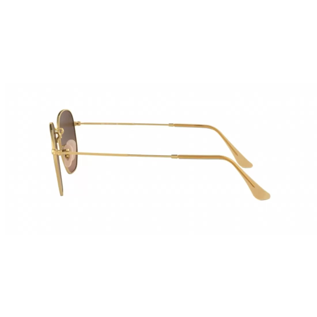 UNISEX SUNGLASSES RAY-BAN RB 3548N HEXAGONAL 912443 GOLD SIZE 54 