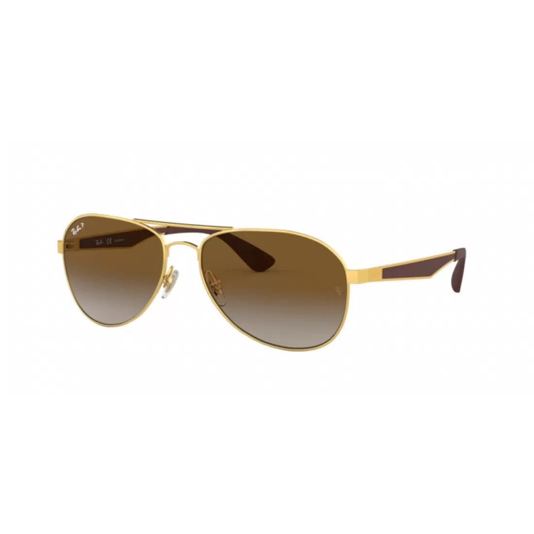 UNISEX SUNGLASSES RAY-BAN RB 3549 - 001/T5 GOLD SIZE 58 