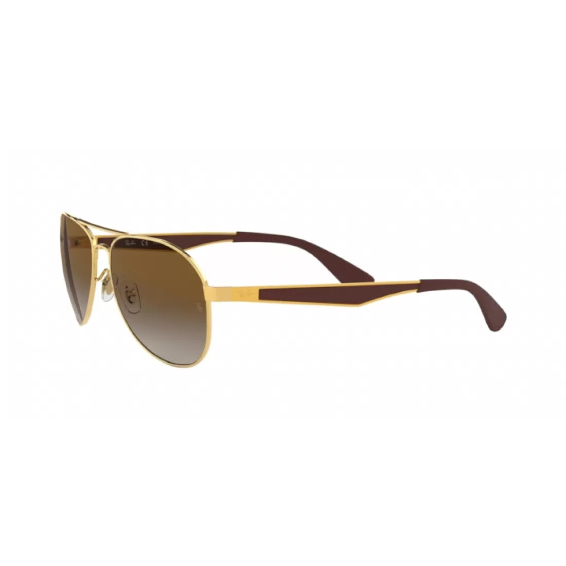 UNISEX SUNGLASSES RAY-BAN RB 3549 - 001/T5 GOLD SIZE 58 