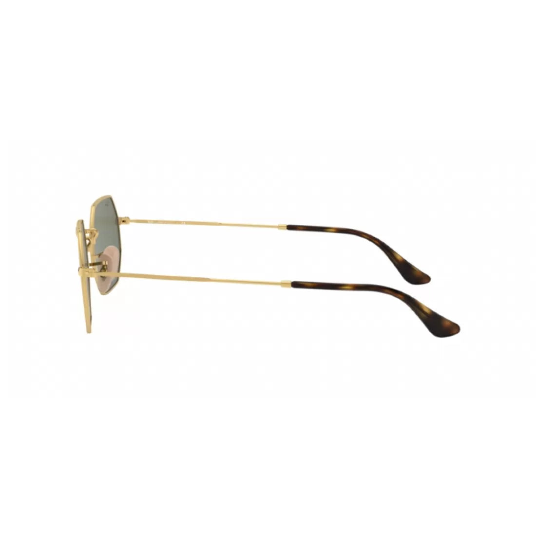 UNISEX SUNGLASSES RAY BAN RB 3556N OCTAGONAL 001 GOLD Ottica