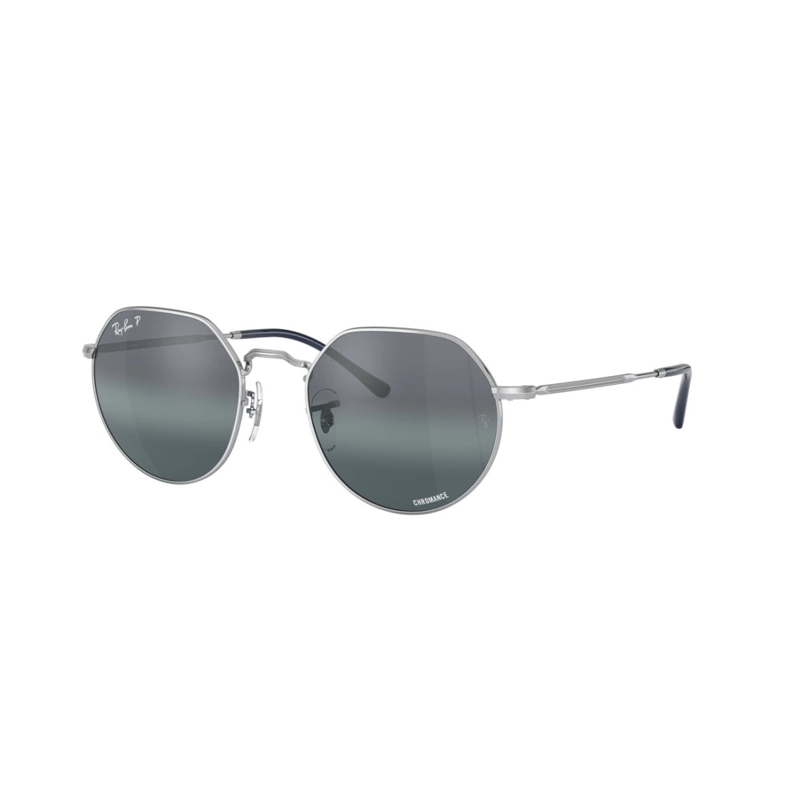 OCCHIALE DA SOLE UNISEX RAY-BAN RB 3565 JACK 9242G6 D'ARGENTO CALIBRO 51