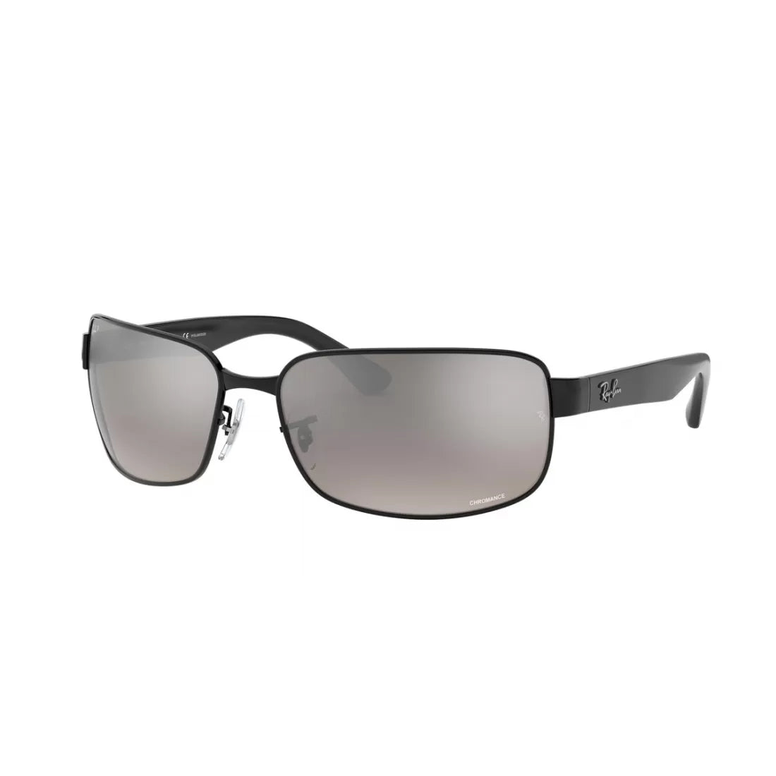 MEN'S SUNGLASSES RAY-BAN RB 3566CH - 002/5J GLOSS BLACK 