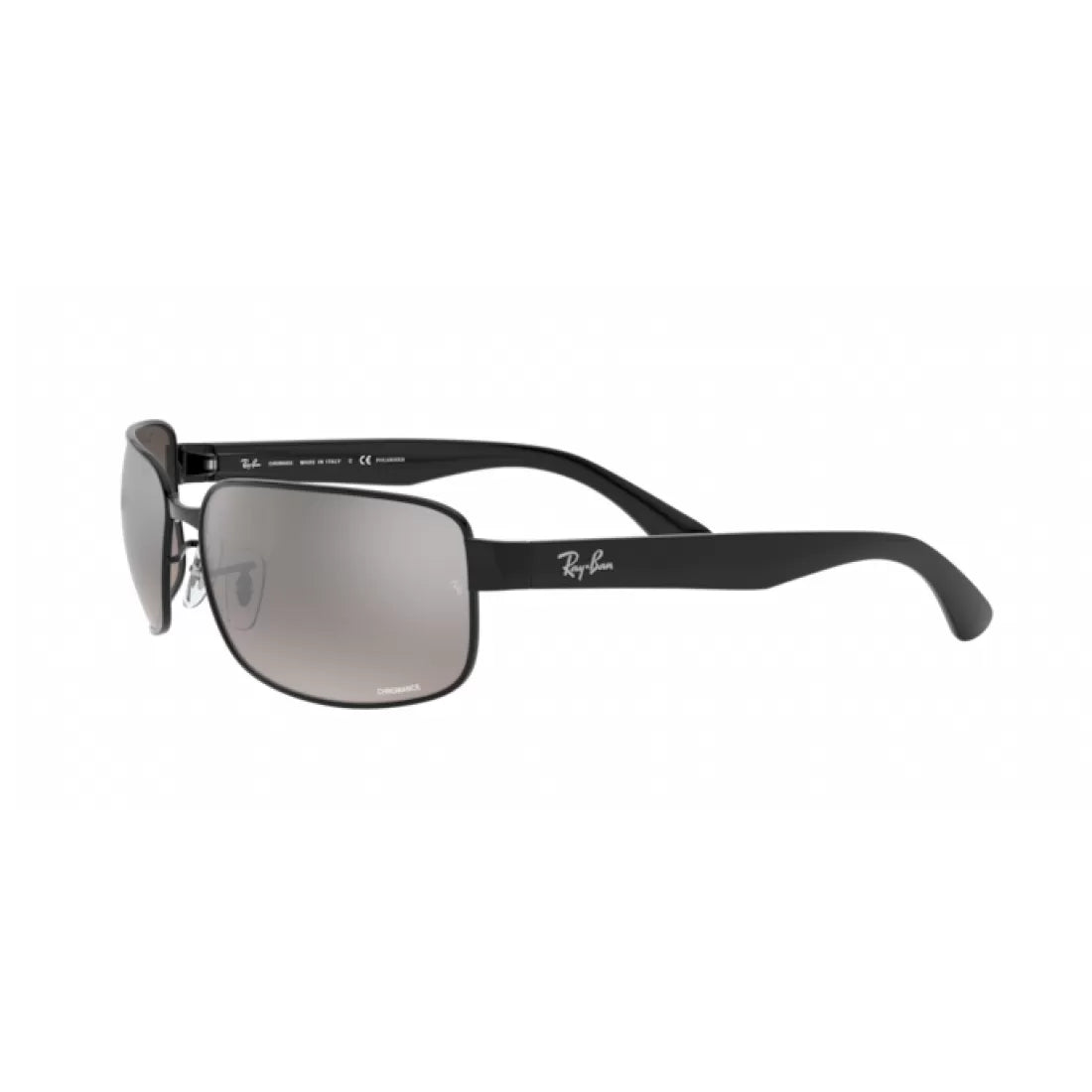 OCCHIALI DA SOLE UOMO RAY-BAN RB 3566CH - 002/5J NERO LUCIDO