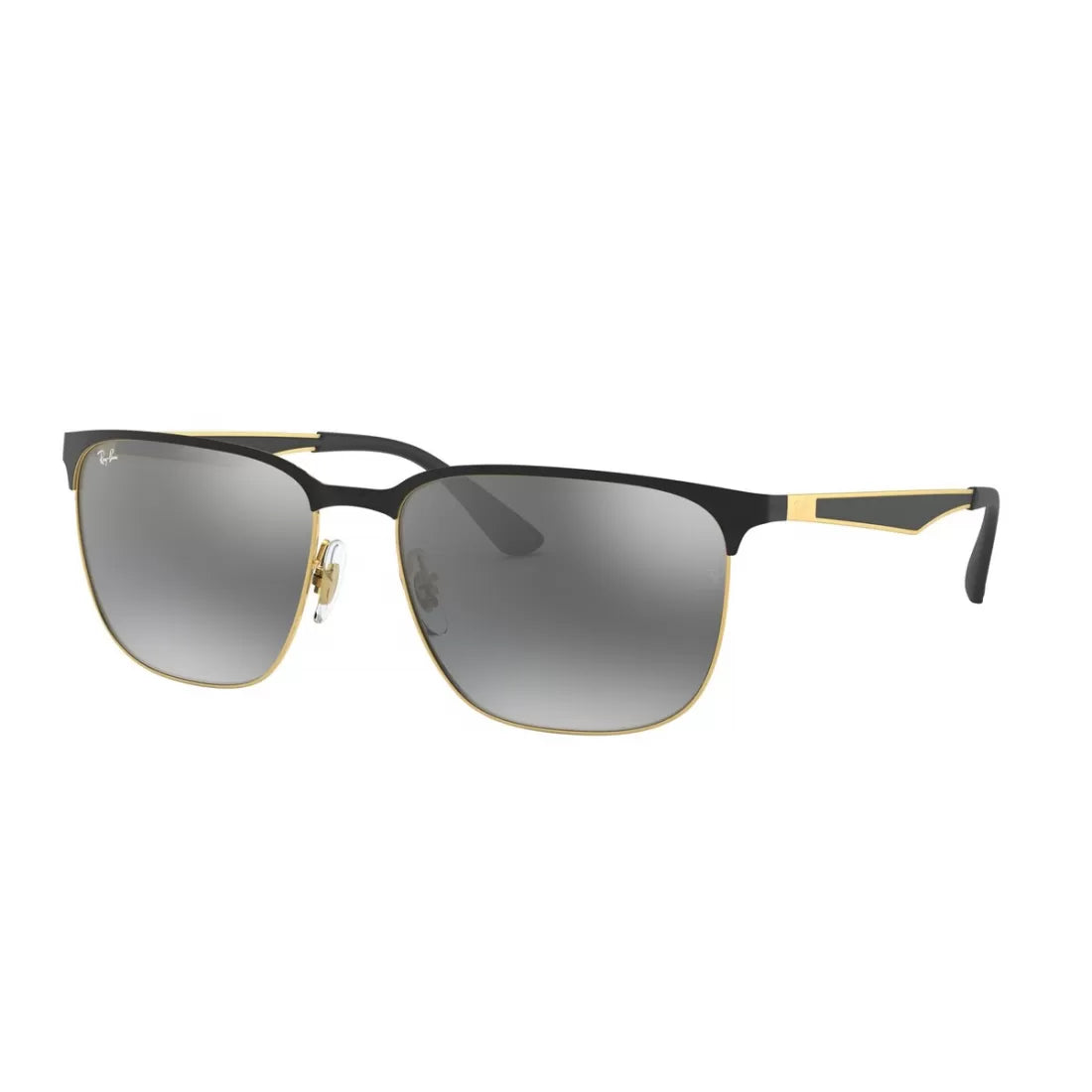 OCCHAILI DA SOLE UNISEX RAY-BAN RB 3569 - 187/88 TOP NERO ORO
