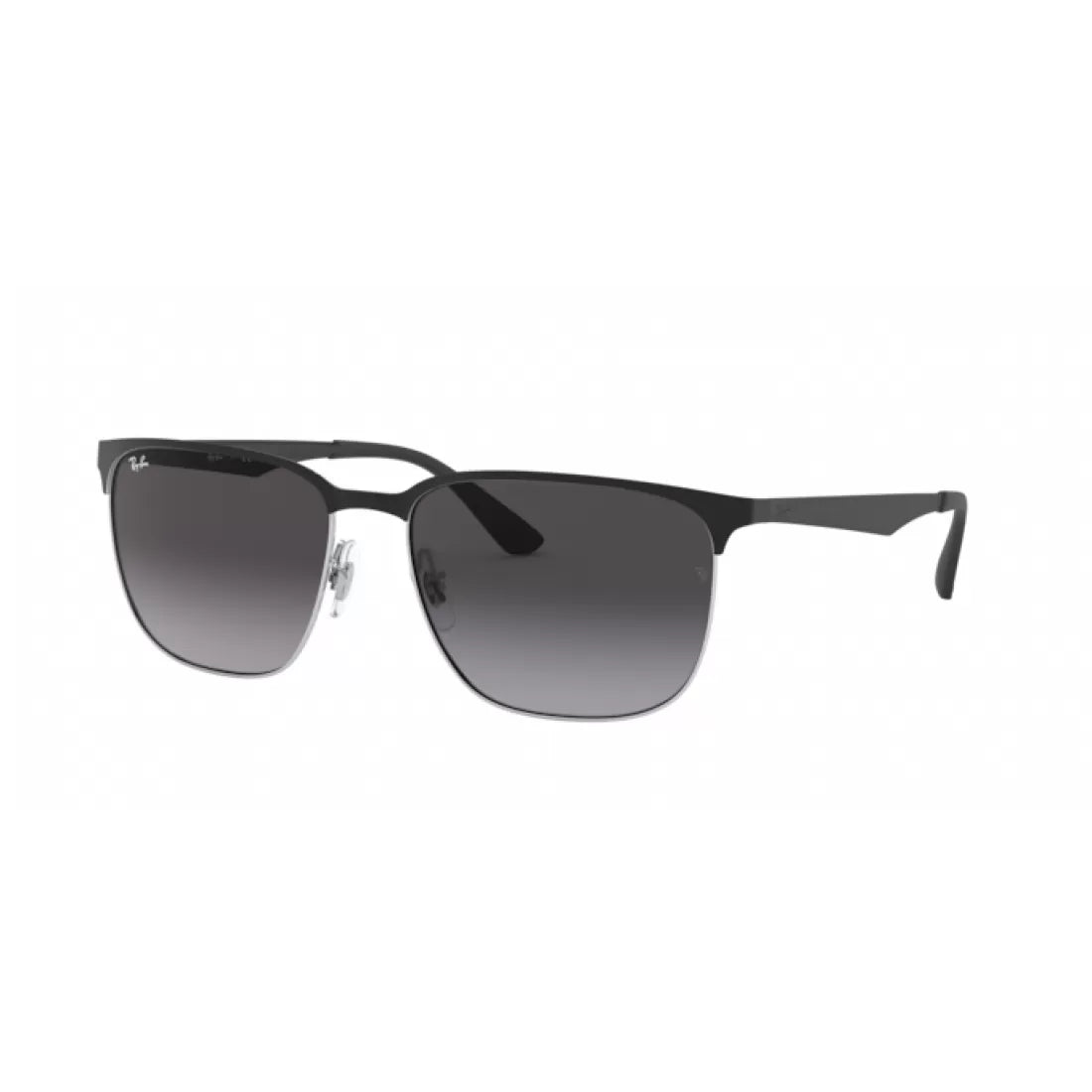 UNISEX SUNGLASSES RAY-BAN RB 3569 - 90048G TOP SILVER BLACK 