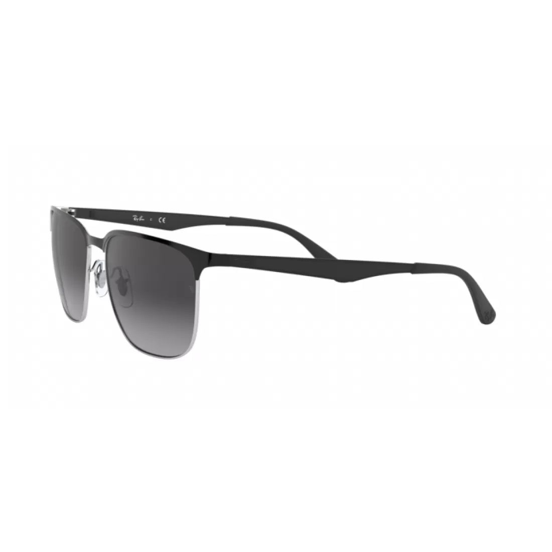UNISEX SUNGLASSES RAY-BAN RB 3569 - 90048G TOP SILVER BLACK 