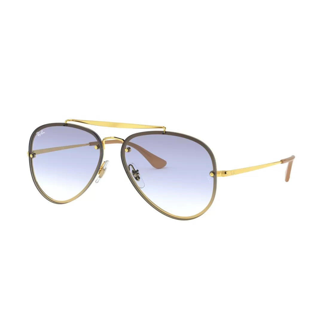 UNISEX SUNGLASSES RAY-BAN RB 3584N BLAZE AVIATOR 001/19 GOLD CALIBER 61 