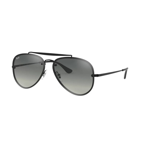 OCCHIALI DA SOLE UNISEX RAY-BAN RB 3584N BLAZE AVIATOR 153/11 DEMI GLOS NERO CALIBRO 61