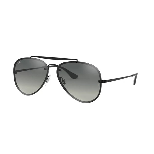 OCCHIALI DA SOLE UNISEX RAY-BAN RB 3584N BLAZE AVIATOR 153/11 DEMI GLOS NERO CALIBRO 58