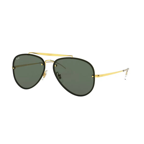 OCCHIALI DA SOLE UNISEX RAY-BAN RB 3584N BLAZE AVIATOR 905071 ORO CALIBRO 61