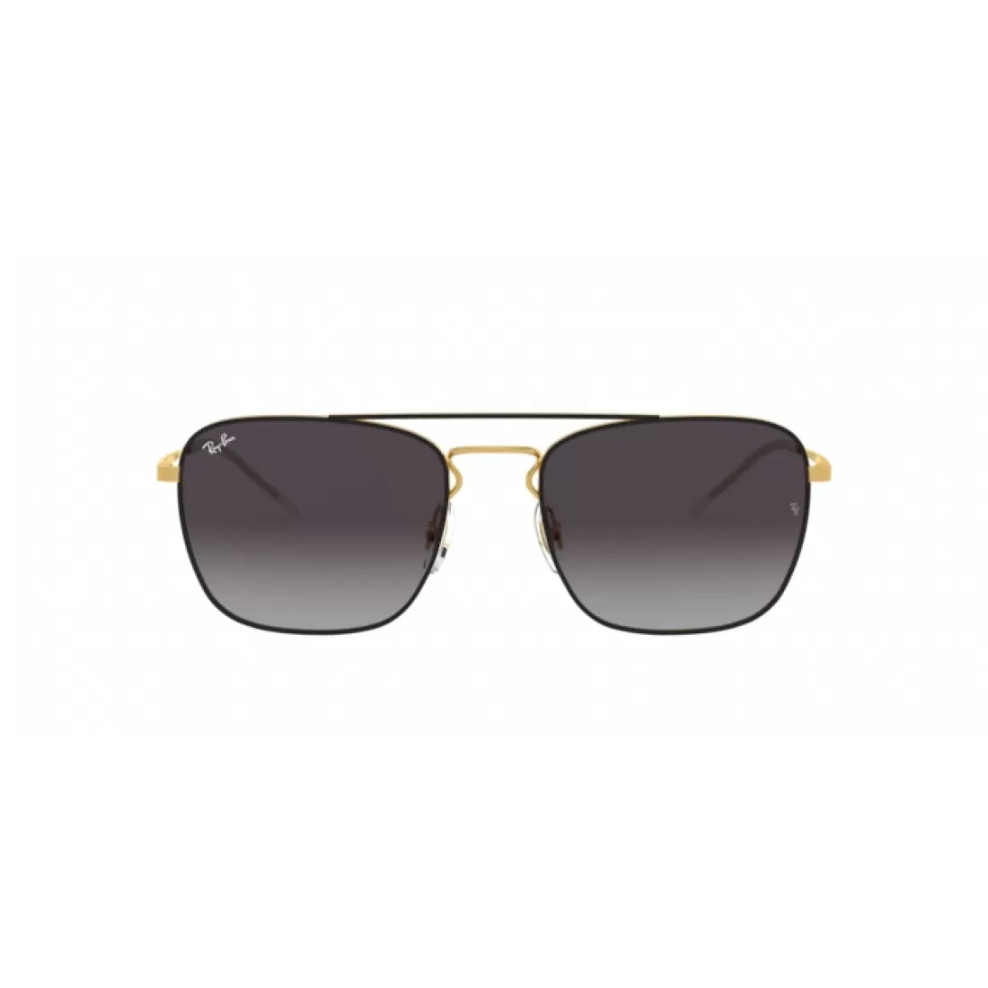 MEN'S SUNGLASSES RAY-BAN RB 3588 - 90548G GOLD TOP BLACK 