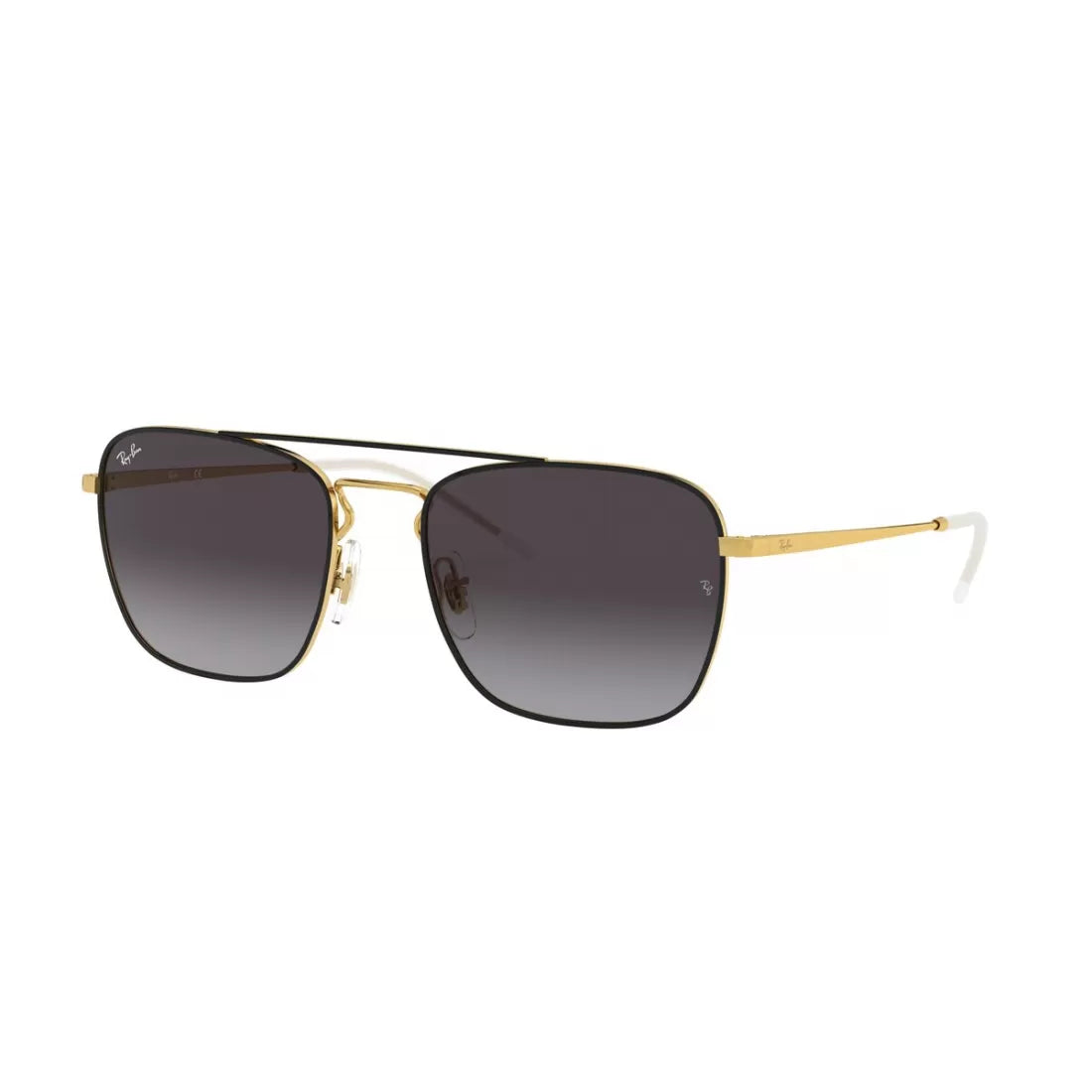 MEN'S SUNGLASSES RAY-BAN RB 3588 - 90548G GOLD TOP BLACK 