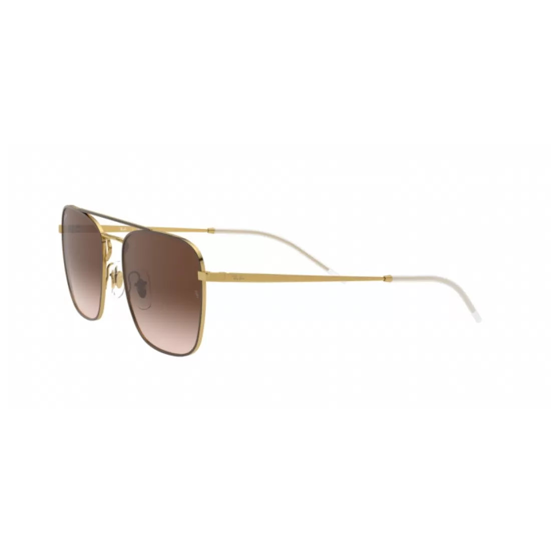 MEN'S SUNGLASSES RAY-BAN RB 3588 - 905513 GOLD TOP ON BROWN 