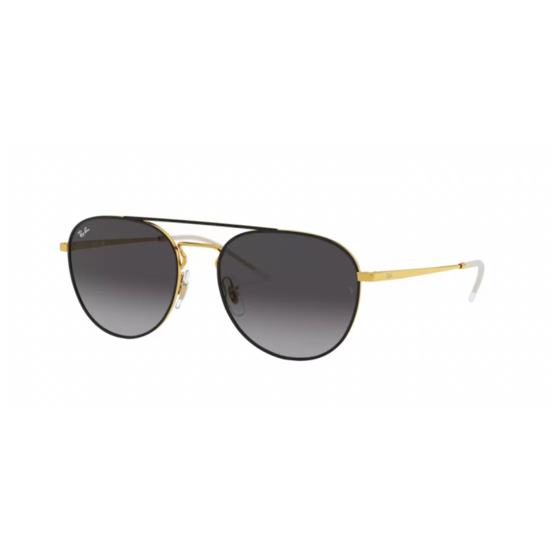 UNISEX SUNGLASSES RAY-BAN RB 3589 - 90548G GOLD TOP ON BLACK 