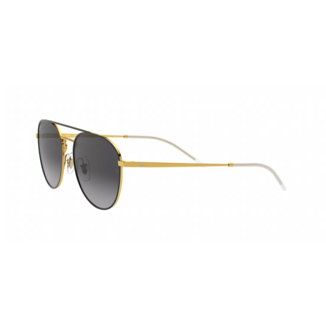 UNISEX SUNGLASSES RAY-BAN RB 3589 - 90548G GOLD TOP ON BLACK 