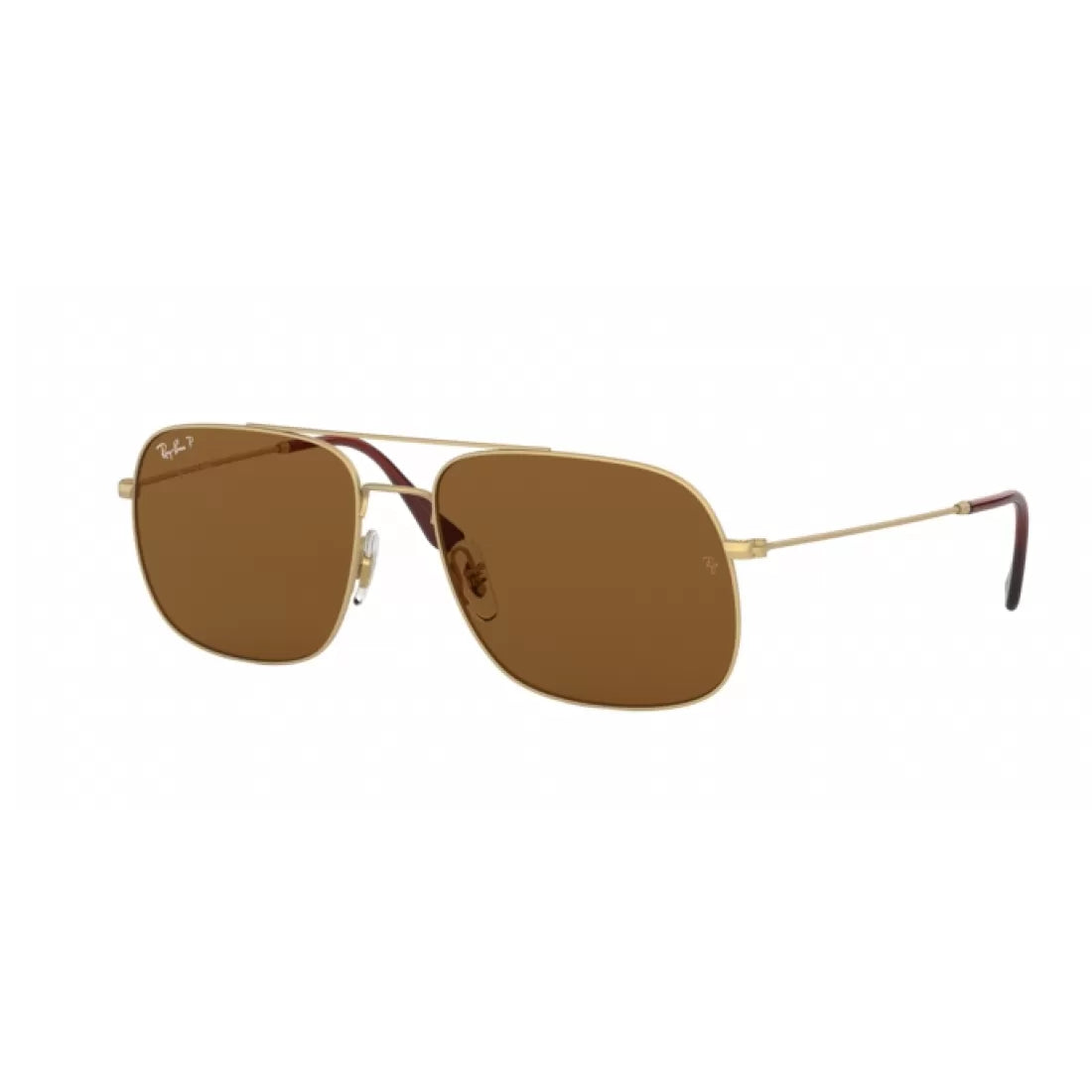 UNISEX SUNGLASSES RAY-BAN RB 3595 ANDREA 901383 RUBBER GOLD 