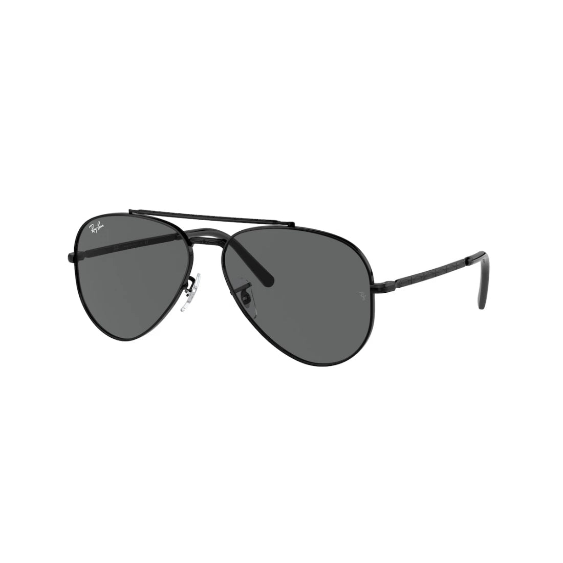 OCCHIALE DA SOLE UNISEX RAY-BAN RB 3625 NEW AVIATOR 002/B1 NERO CALIBRO 62