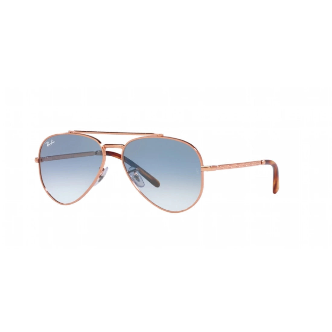UNISEX SUNGLASSES RAY-BAN RB 3625 NEW AVIATOR 92023F ROSE GOLD SIZE 58 