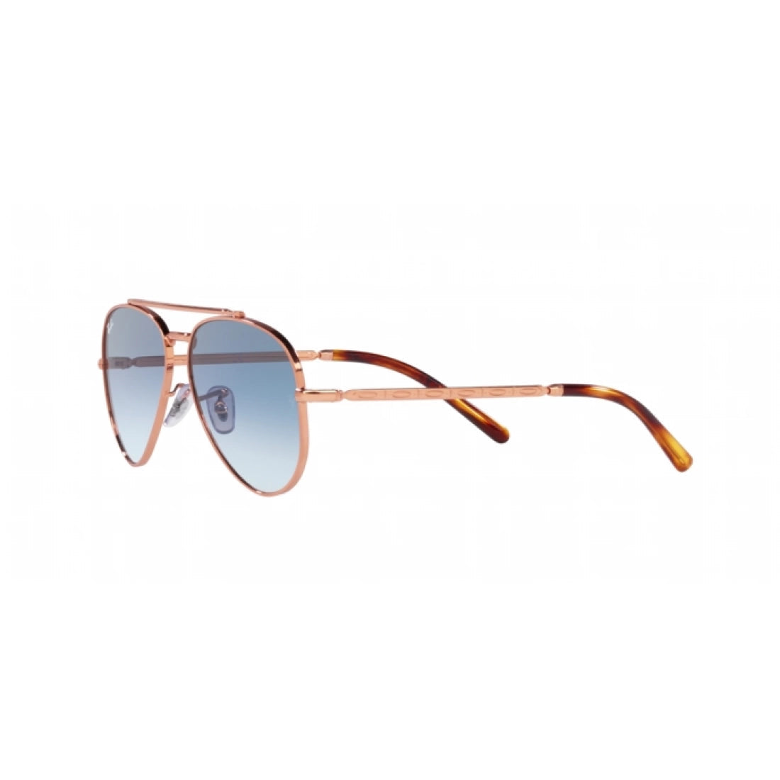UNISEX SUNGLASSES RAY-BAN RB 3625 NEW AVIATOR 92023F ROSE GOLD SIZE 58 