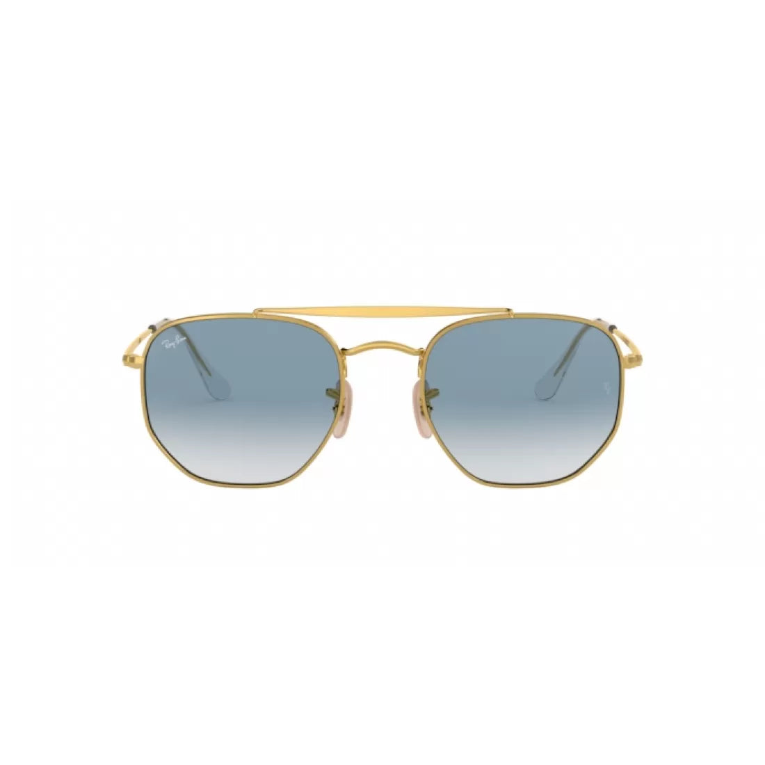 UNISEX SUNGLASSES RAY-BAN RB 3648 THE MARSHAL 001/3F GOLD CALIBER 51 