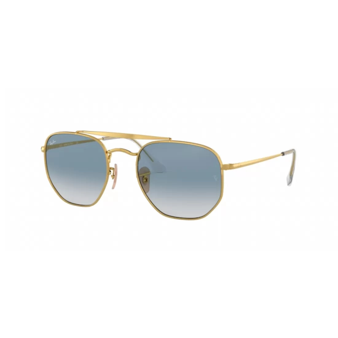 UNISEX SUNGLASSES RAY-BAN RB 3648 THE MARSHAL 001/3F GOLD CALIBER 51 