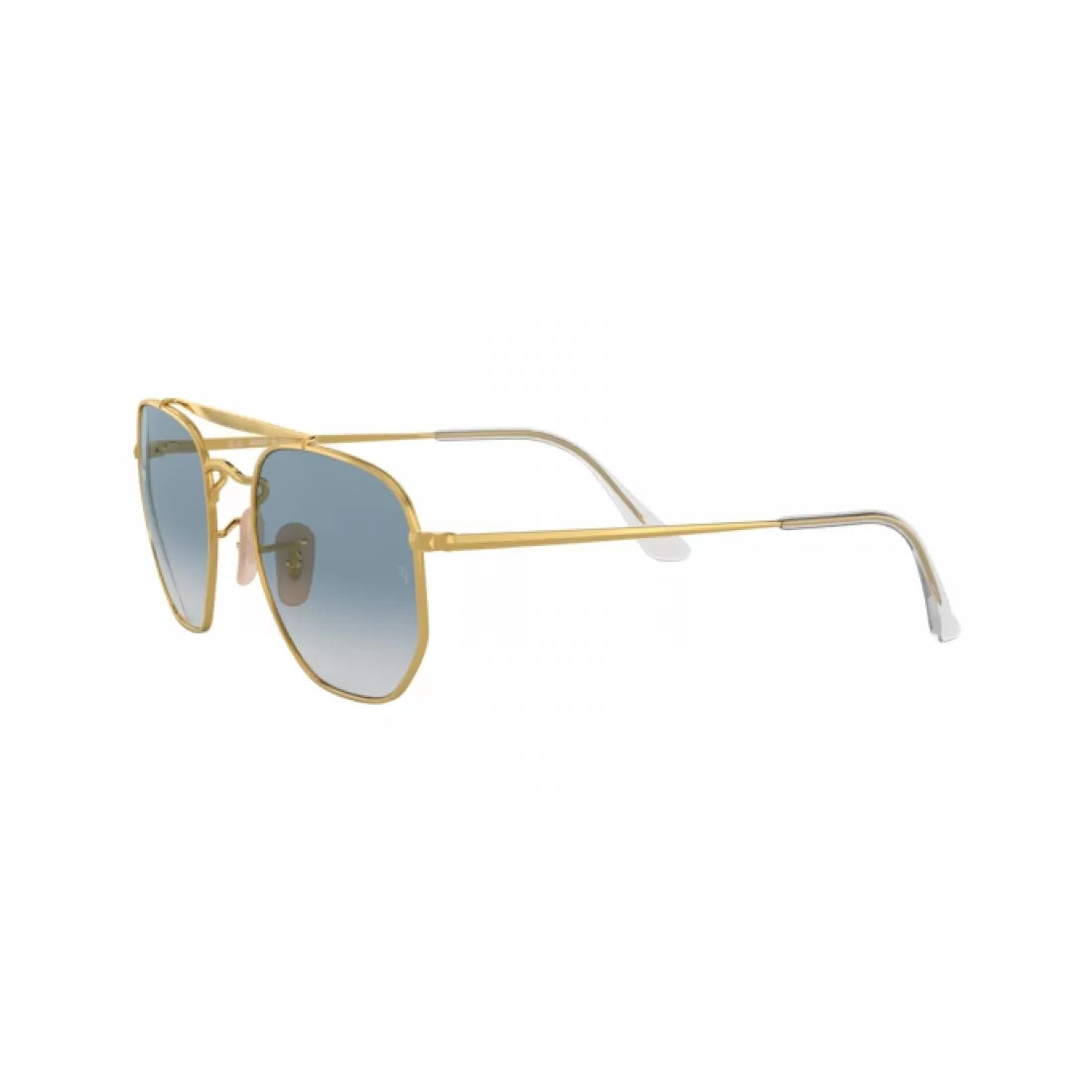 UNISEX SUNGLASSES RAY-BAN RB 3648 THE MARSHAL 001/3F GOLD CALIBER 51 