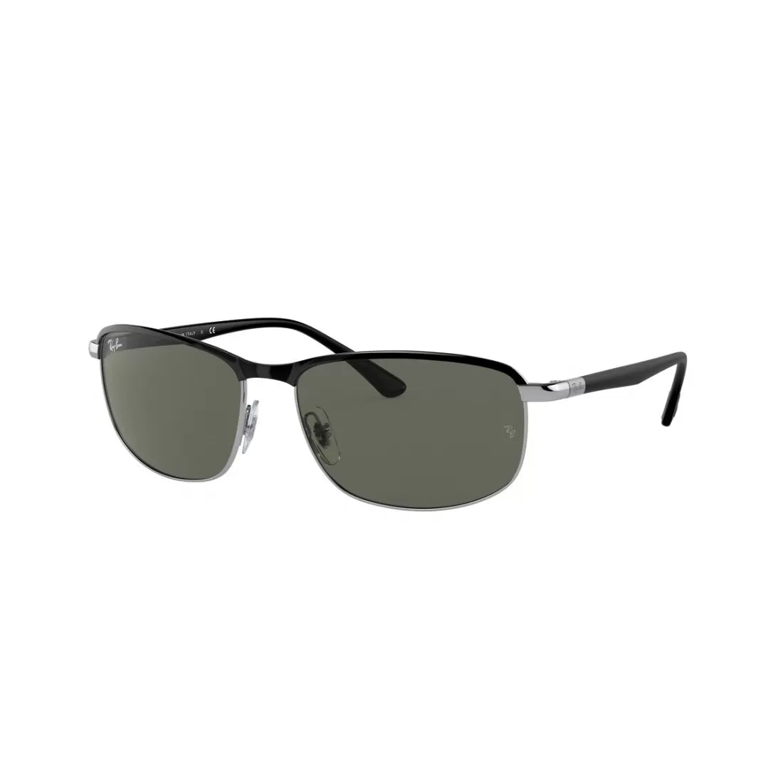 UNISEX SUNGLASSES RAY-BAN RB 3671 - 9144B1 BLACK ON SILVER 