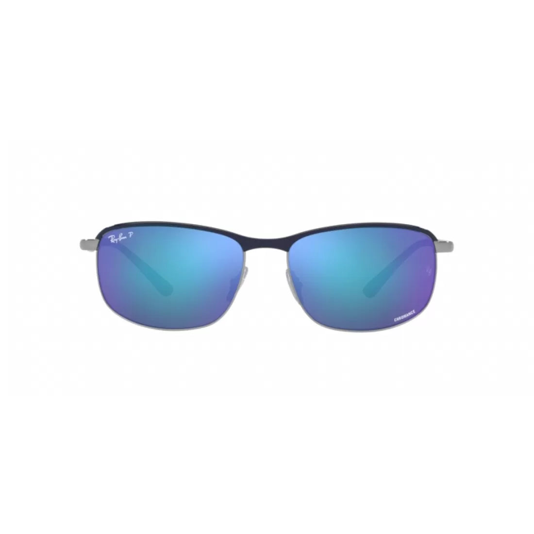 UNISEX SUNGLASSES RAY-BAN RB 3671CH - 92044L BLUE ON GUN METAL 