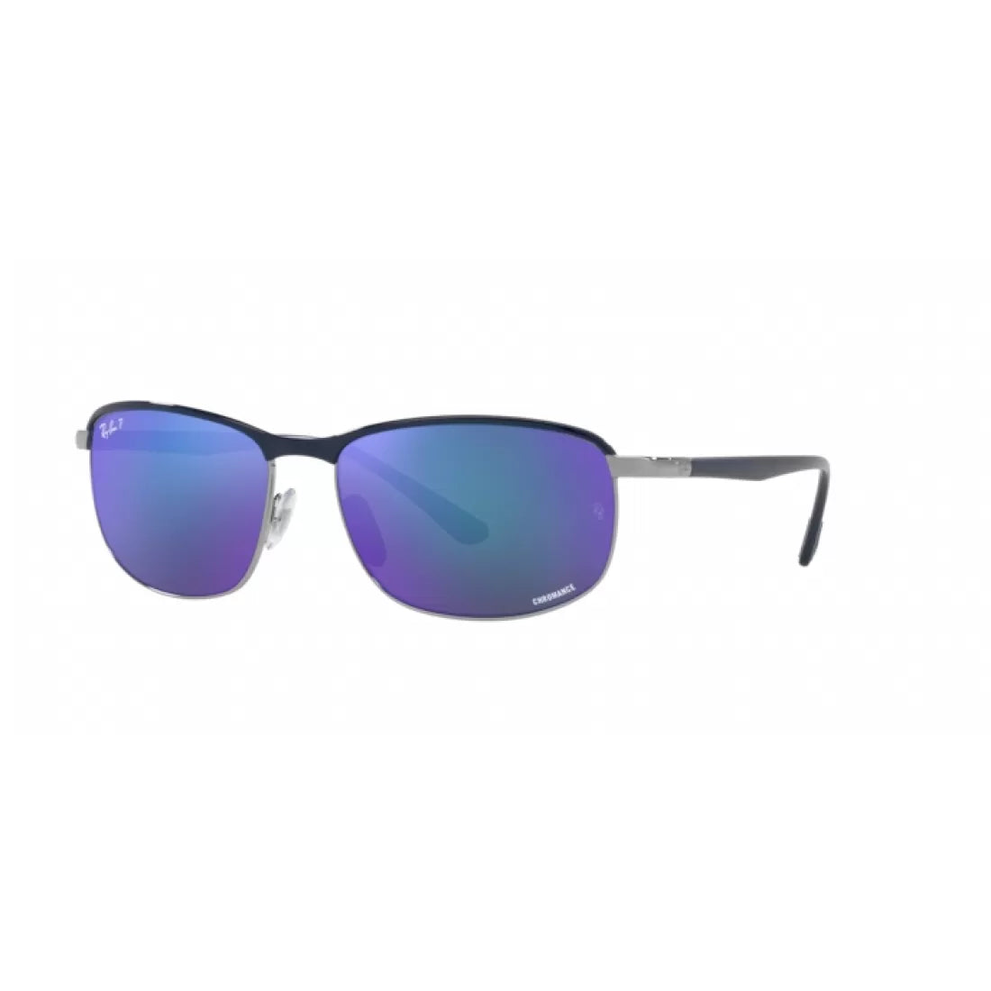 UNISEX SUNGLASSES RAY-BAN RB 3671CH - 92044L BLUE ON GUN METAL 