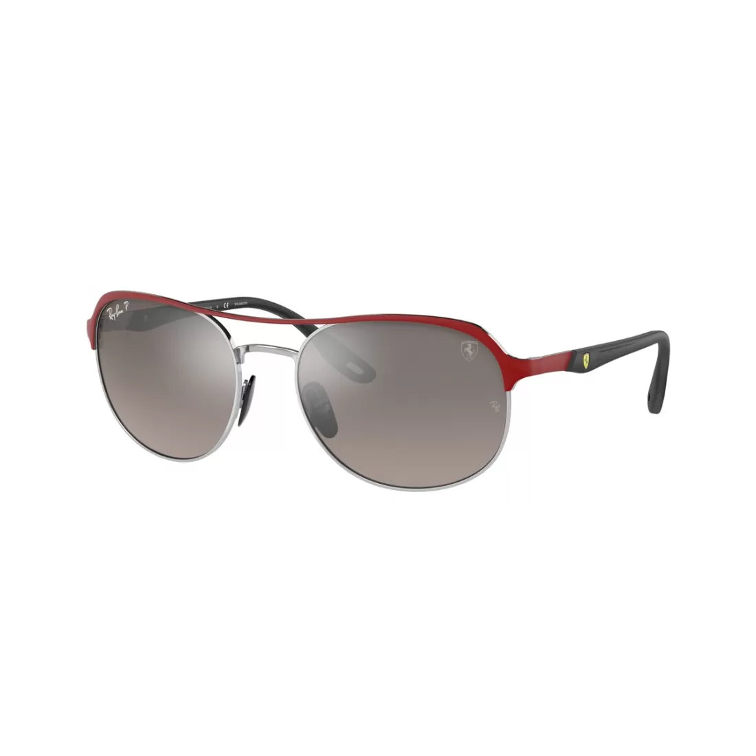 UNISEX SUNGLASSES RAY-BAN RB 3685M - F0455J RED ON SILVER 