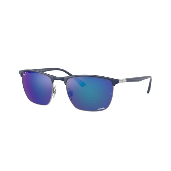 OCCHIALE DA SOLE UNISEX RAY-BAN RB 3686 - 92044L BLU SU CANNA DI FUCILE