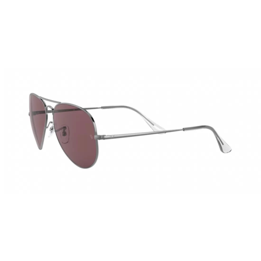 UNISEX SUNGLASSES RAY-BAN RB 3689 AVIATOR METAL II 004/AF POLISHED GUNMETAL CALIBER 58 