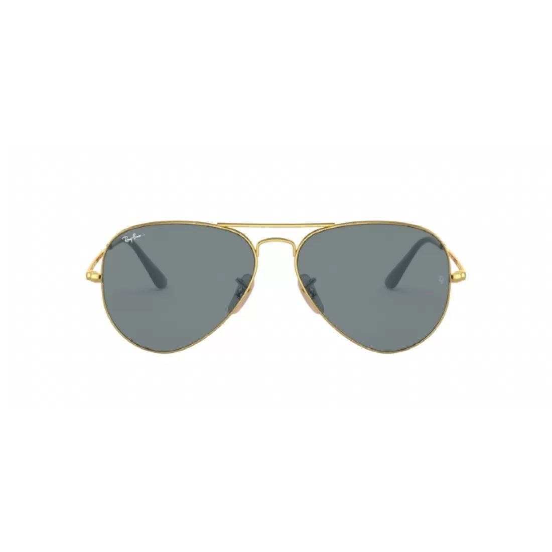 UNISEX SUNGLASSES RAY-BAN RB 3689 AVIATOR METAL II 9064S2 GOLD CALIBER 62 