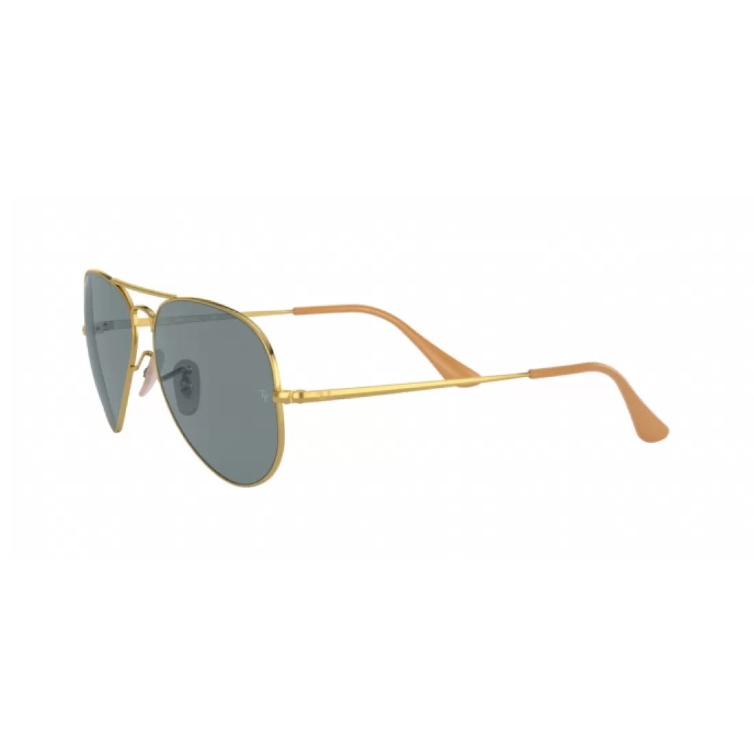UNISEX SUNGLASSES RAY-BAN RB 3689 AVIATOR METAL II 9064S2 GOLD CALIBER 55 