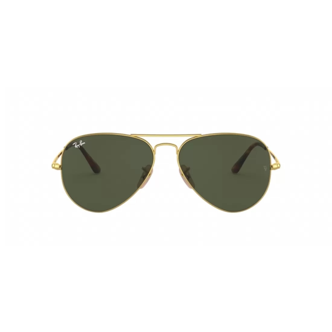UNISEX SUNGLASSES RAY-BAN RB 3689 AVIATOR METAL II 914731 GOLD CALIBER 58 