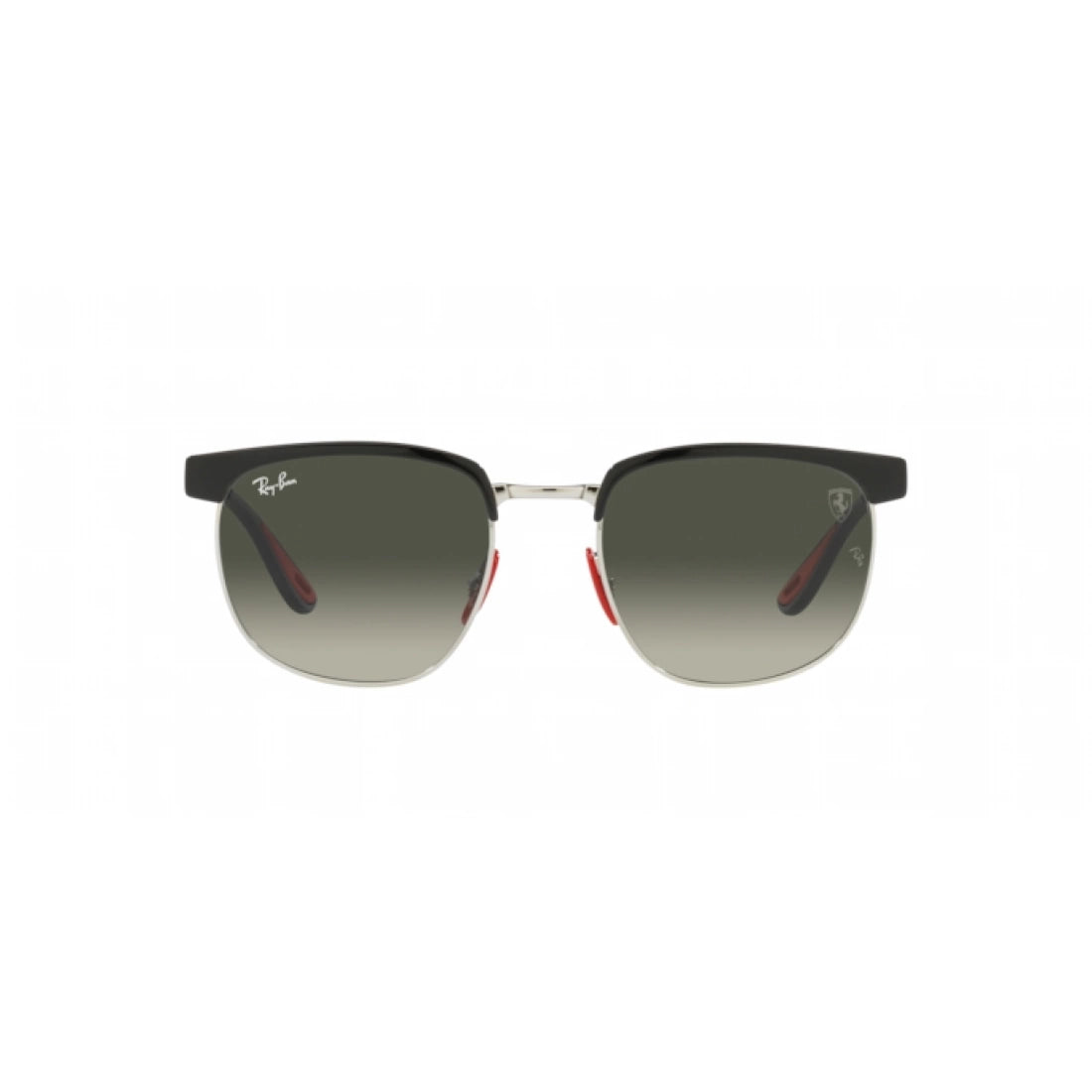 UNISEX SUNGLASSES RAY-BAN RB 3698M - F06071 BLACK ON SILVER 